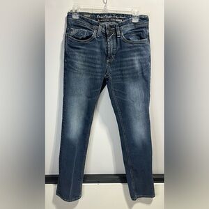 Jeans by Buffalo Men's 28 x 32 Spencer Slim Fit Blue Denim